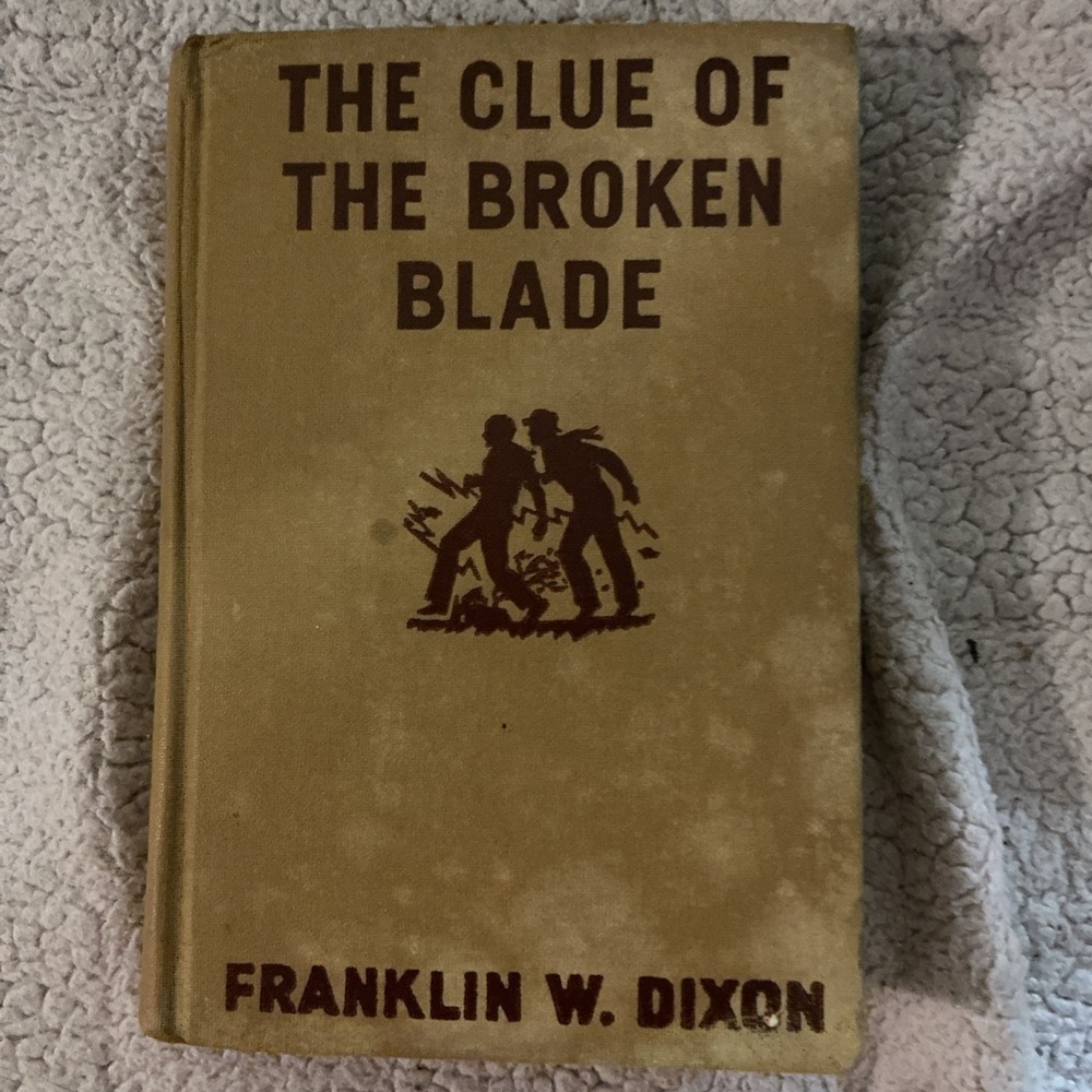 The Clue of the Broken Blade Hardy Boys Franklin Dixon hardcover Book 1942